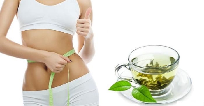 Uống nước lá trà xanh kết hợp với luyện tập sẽ giúp bạn giảm cân nhanh chóng